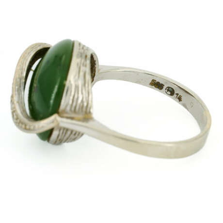 Nephrit-Diamant-Ring - фото 5