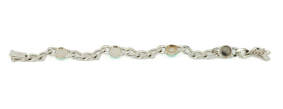 Chrysoprase-Curb Chain Bracelet - photo 2