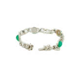 Chrysoprase-Curb Chain Bracelet - photo 5