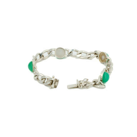 Chrysoprase-Curb Chain Bracelet - photo 5