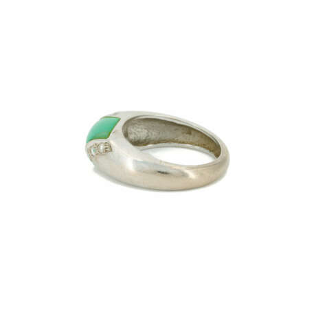 Chrysoprase-Diamond-Ring - фото 2
