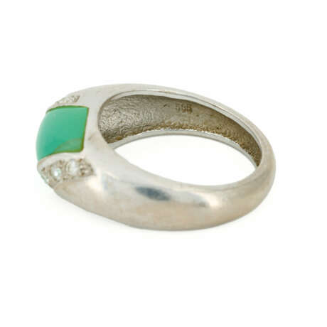 Chrysoprase-Diamond-Ring - фото 5