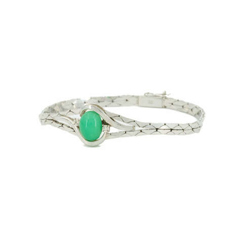Chrysoprase-Diamond-Bracelet - фото 1 Chrysoprase-Diamond-Bracelet - фото 1