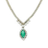Smaragd-Diamant-Collier - фото 1