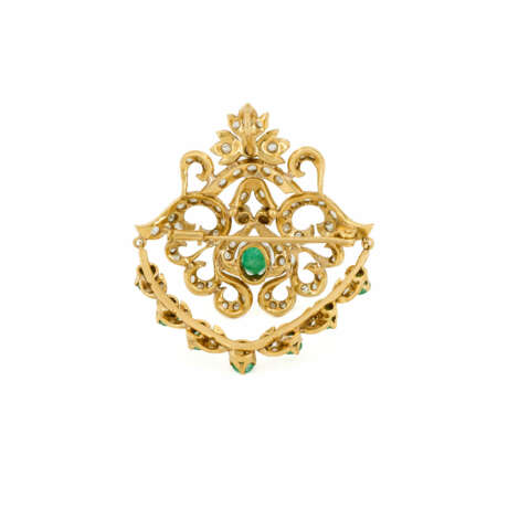 Historic-Gemstone-Diamond-Brooch - photo 2 Historic-Gemstone-Diamond-Brooch - photo 2