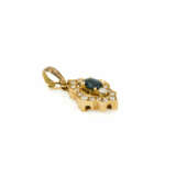 Collection: Gold-Bracelet-and-Sapphire-Diamond-Pendant - фото 10