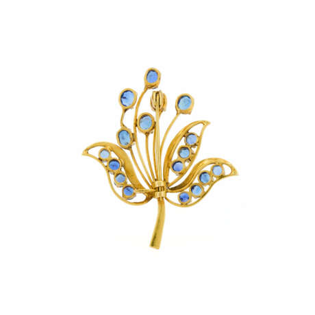 Saphir-Brosche - photo 2 Saphir-Brosche - photo 2