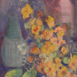 Artist 20.century, flowers, pastel on paper framed - Foto 3