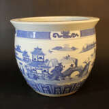 Chinese blue and white porcelain bowl, Qing Dynasty - Foto 1