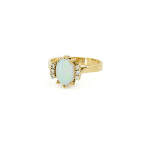 Opal-Diamant-Ring - фото 1