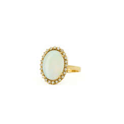 Opal-Diamant-Ring