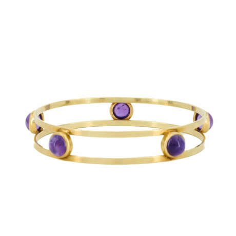 Amethyst-Mixed Lot: One Ring, One Bangle, Two Necklaces - фото 9