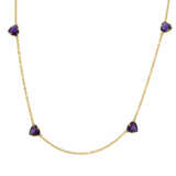 Amethyst-Mixed Lot: One Ring, One Bangle, Two Necklaces - фото 11