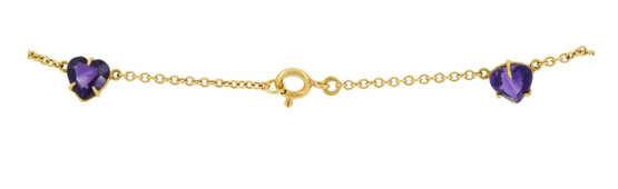 Amethyst-Mixed Lot: One Ring, One Bangle, Two Necklaces - фото 13