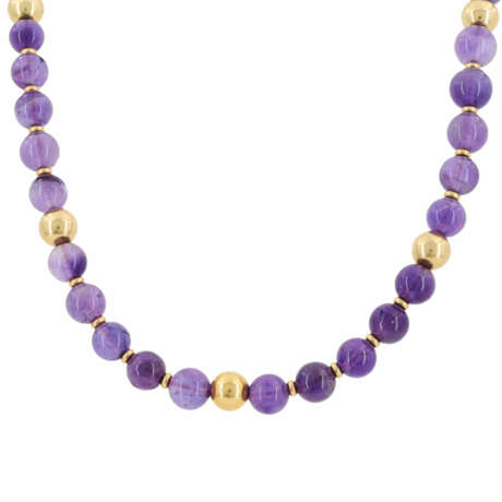 Amethyst-Mixed Lot: One Ring, One Bangle, Two Necklaces - фото 15