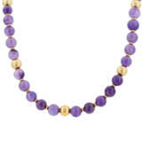 Amethyst-Mixed Lot: One Ring, One Bangle, Two Necklaces - фото 15