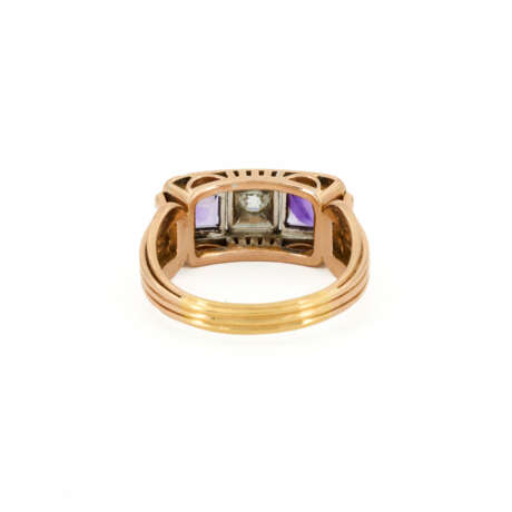 Amethyst-Diamant-Ring - Foto 3