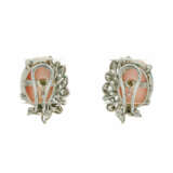 Coral-Diamond-Ear Jewellery - Foto 2