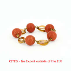 Korall-Armband