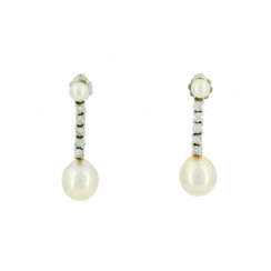 Perl-Diamant-Ohrhänger