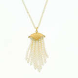 Mixed lot: one-necklace-and-one-tassel-pendant-of-seed-pearls - photo 1