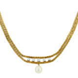 Pearl-Diamond-Necklace - photo 1