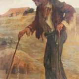 Hans Larwin(1873-1938) large portrait of a man with walking stick, oil on canvas, singed - фото 2