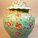 Chinese porcelain vase with lid, painted, Qing Dynastie - фото 2