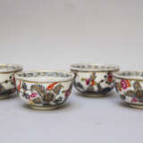 Four Vienna Porcelain cups with sauce, painted, 18.century - фото 2