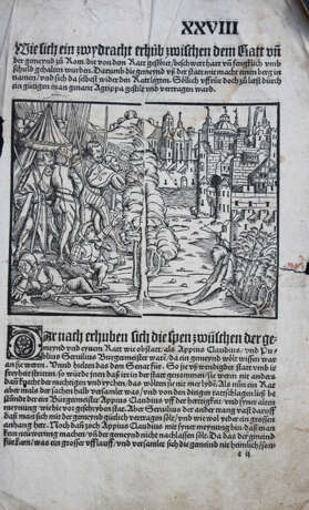 early German printed book page on paper 15./16.century - Foto 1