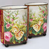 Pair of two French Louis Phillipe Porcelain Vases, 19. century - photo 3