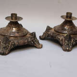 Two silver lamp bases, 19.century - photo 2