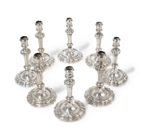 Set: 8 Kerzenstöcke, Venedig 1768–77 - photo 1 Set: 8 Kerzenstöcke, Venedig 1768–77 - photo 1