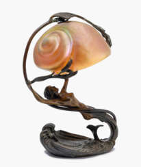 Gustav Gurschner (zugeschrieben), Tischlampe "Meerjungfrau"