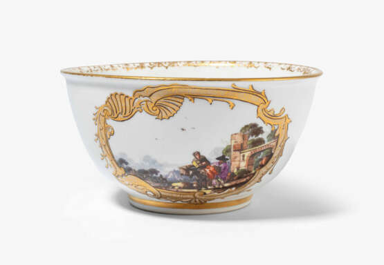 Meissen, Kumme mit Landschaftsmalerei - photo 1