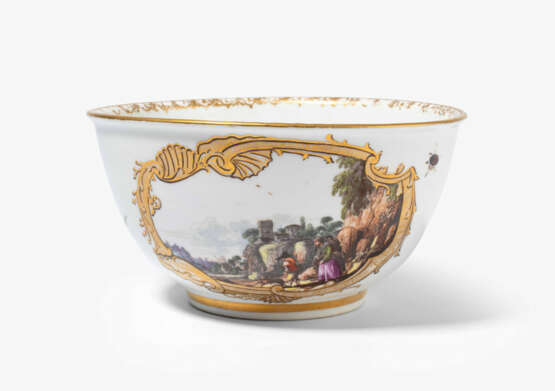 Meissen, Kumme mit Landschaftsmalerei - photo 2