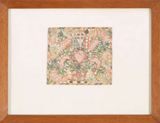 2 Spitzenbilder "Herz Jesu"/"Lamm Gottes" - фото 2