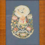 2 Spitzenbilder "Flammende Herzen"/"Hl. Geist-Taube" - фото 3