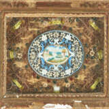 Spitzenbild mit Klosterarbeit "Flammende Herzen" - photo 1