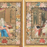 1 Paar Spitzenbilder "Hl. Maria Magdalena" und "König David" - photo 1