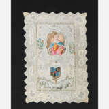 Spitzenbild "Hl. Katharina mit Wappen" - photo 1