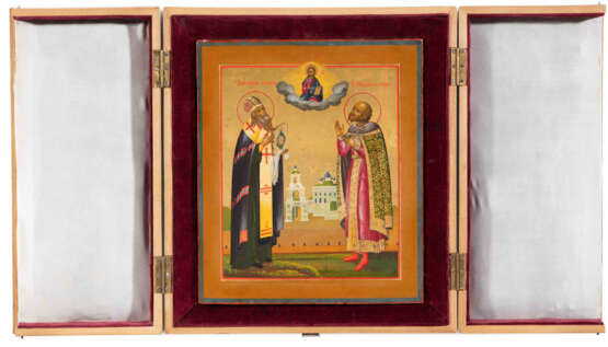 2 Heilige von Twer in Holzkästchen - photo 2