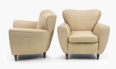 Osvaldo Borsani (zugeschrieben), 1 Paar Armlehnsessel