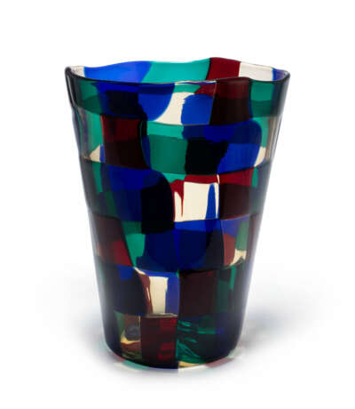 Fulvio Bianconi für Venini & C., Murano, Vase "Pezzato Parigi | Modell 4910" - photo 1
