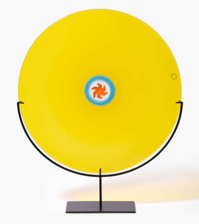 Laura Diaz De Santillana für Venini & C. Murano, Zierteller "Sole" - photo 1 Laura Diaz De Santillana für Venini & C. Murano, Zierteller "Sole" - photo 1