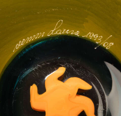 Laura Diaz De Santillana für Venini & C. Murano, Zierteller "Sole" - photo 3 Laura Diaz De Santillana für Venini & C. Murano, Zierteller "Sole" - photo 3