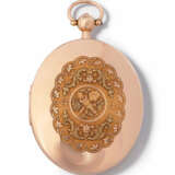 Médaillon mit Portraitminiatur und Haargeflecht - фото 2