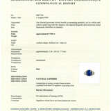 Exzellenter Burmasaphir-Diamant-Ring - фото 6