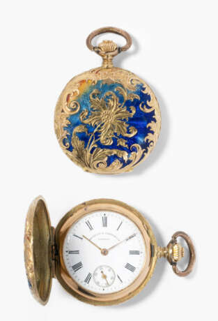 Vacheron Constantin, kleine Email-Taschenuhr, um 1900 - photo 1