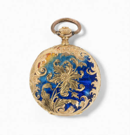 Vacheron Constantin, kleine Email-Taschenuhr, um 1900 - photo 2